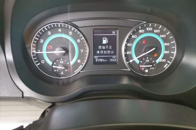 Used Great Wall C30 2015 1.5L AMT Luxury Model Odometer Close Up