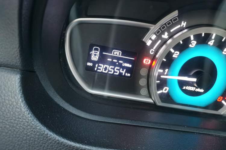 Used Great Wall C30 2015 Classic Edition 1.5L Manual Enjoyment Model Odometer Close Up