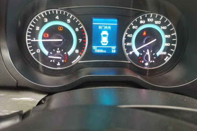 Used Great Wall C30 2015 1.5L Manual Luxury Model Odometer Close Up