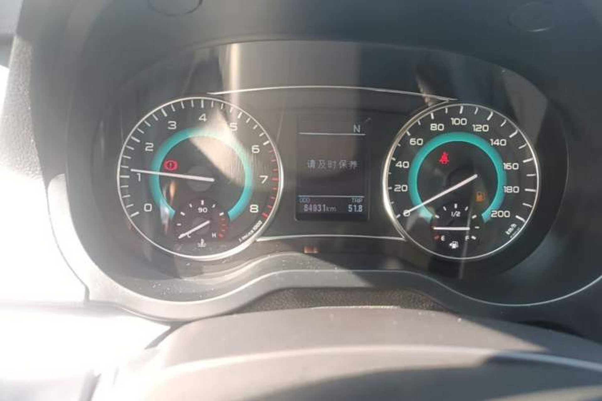 Used Great Wall C30 2015 1.5L AMT Luxury Model Odometer Close Up