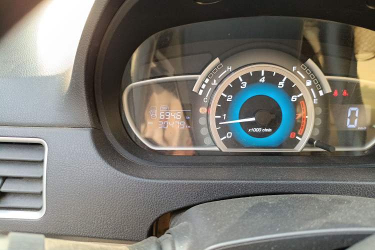 Used Great Wall C30 2015 Classic Edition 1.5L Manual Enjoyment Model Odometer Close Up