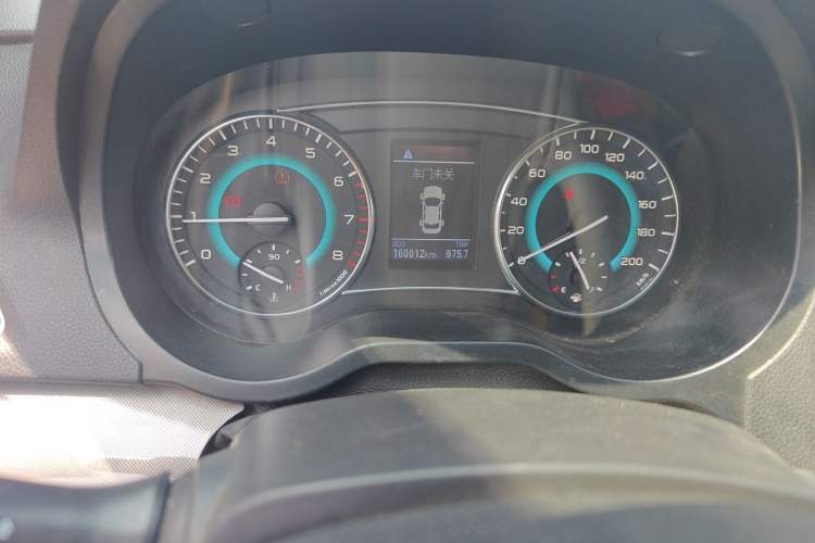 Used Great Wall C30 2015 1.5L Manual Luxury Model Odometer Close Up