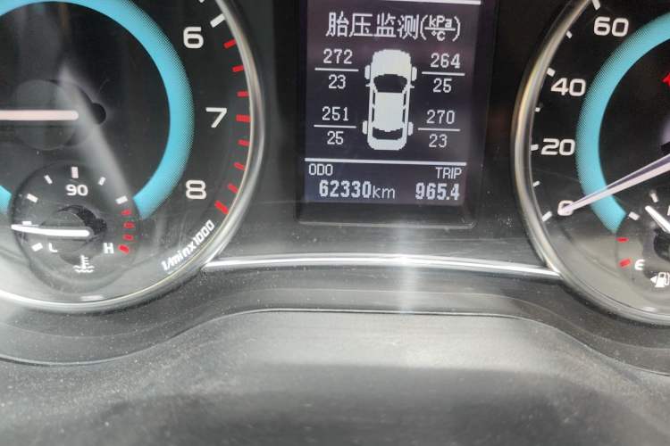 Used Great Wall C30 2015 1.5L Manual Luxury Model Odometer Close Up