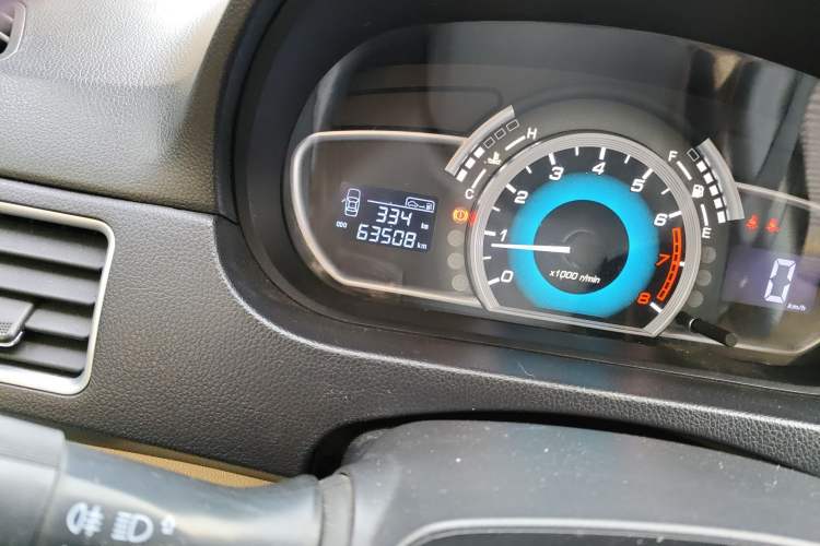 Used Great Wall C30 2015 Classic Edition 1.5L Manual Enjoyment Model Odometer Close Up