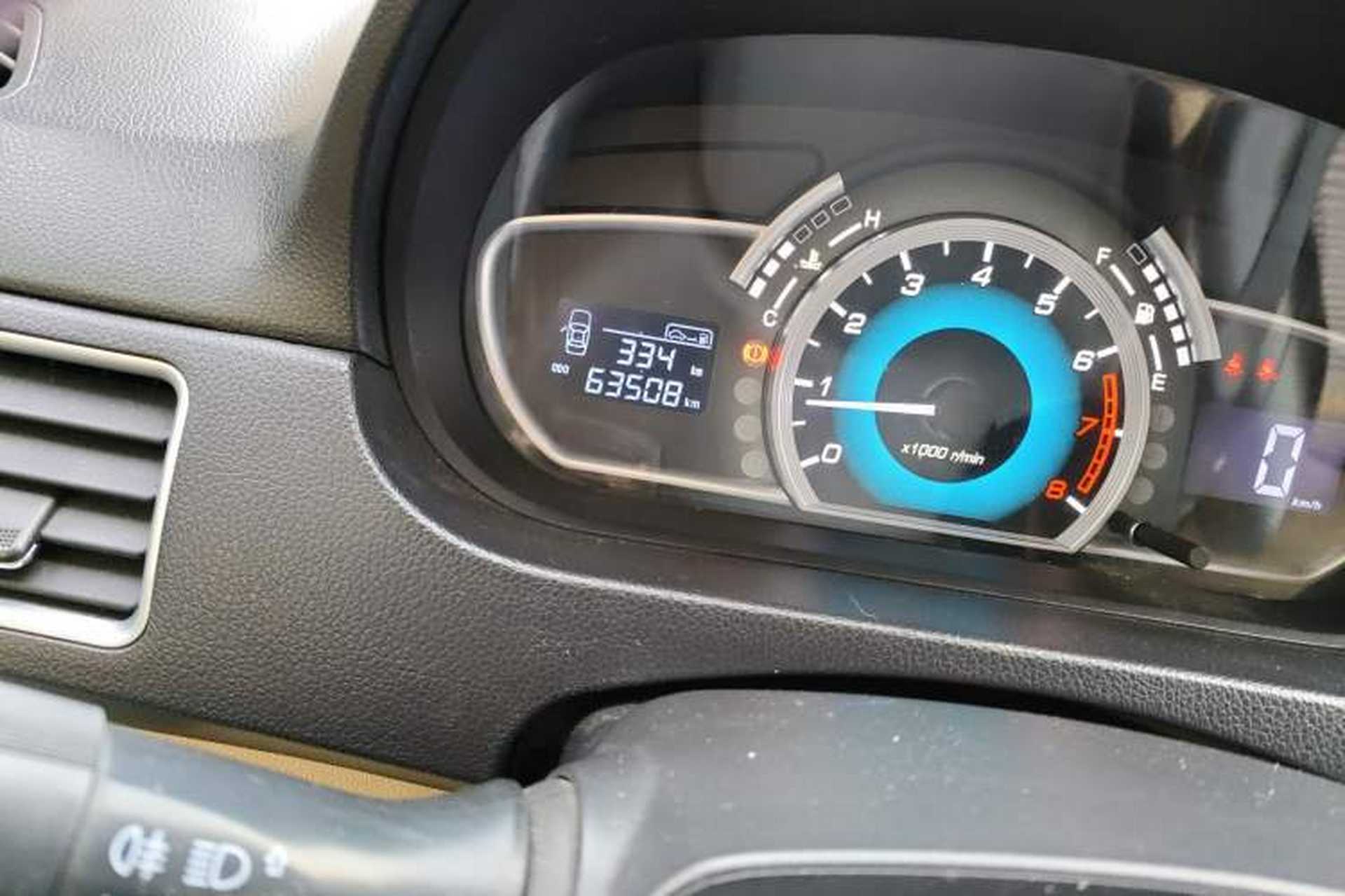 Used Great Wall C30 2015 Classic Edition 1.5L Manual Enjoyment Model Odometer Close Up