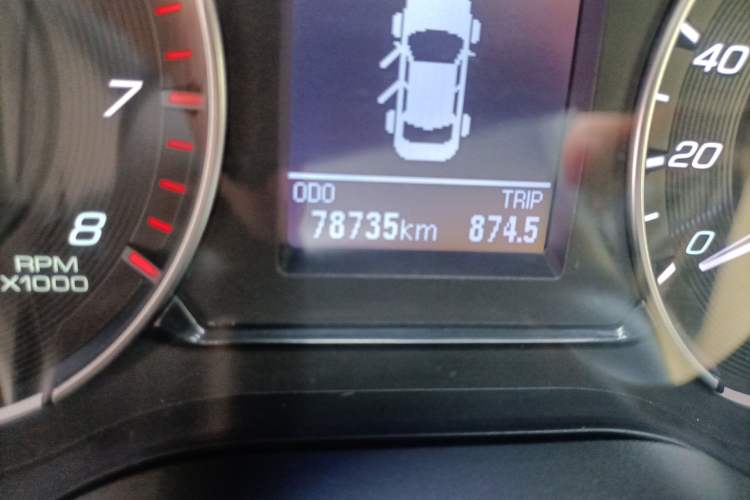 Used Great Wall C30 2016 1.5L Manual Comfort Model Odometer Close Up