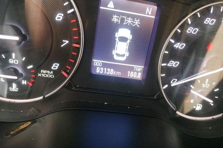 Used Great Wall C30 2016 1.5L AMT Comfort Model Odometer Close Up