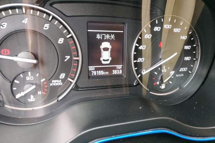 Used Great Wall C30 2016 1.5L Manual Luxury Model Odometer Close Up