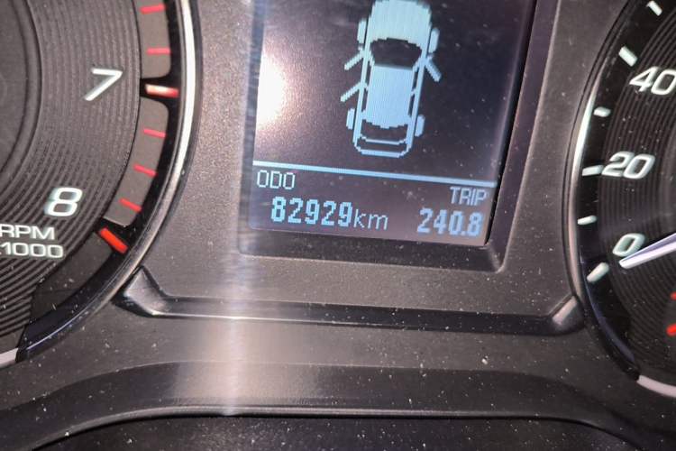 Used Great Wall C30 2016 1.5L Manual Luxury Model Odometer Close Up