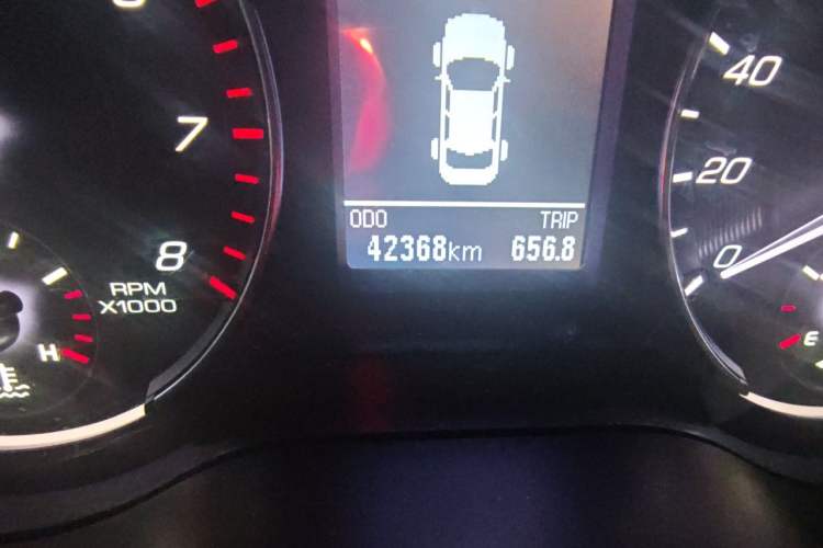 Used Great Wall C30 2016 1.5L AMT Luxury Model Odometer Close Up