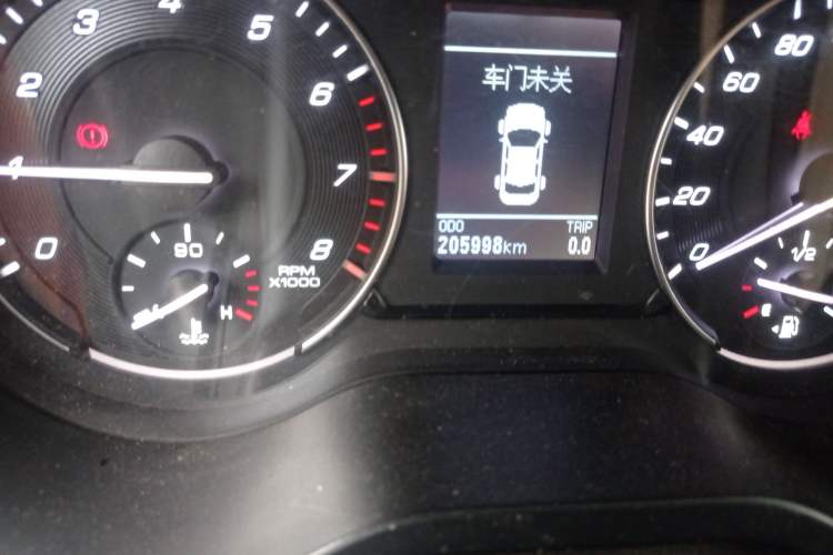 Used Great Wall C30 2016 1.5L Manual Luxury Model Odometer Close Up