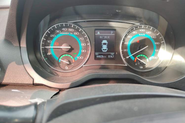 Used Great Wall C30 New Energy 2017 EV Enjoyment Model Odometer Close Up