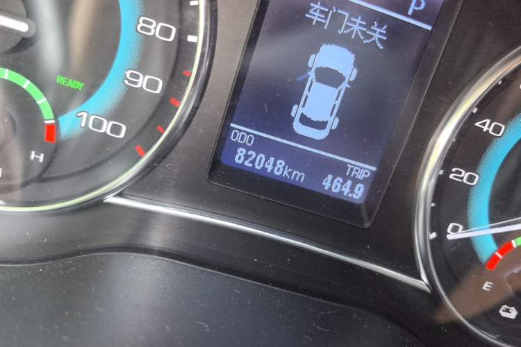 Used Great Wall C30 New Energy 2017 EV Enjoyment Model Odometer Close Up