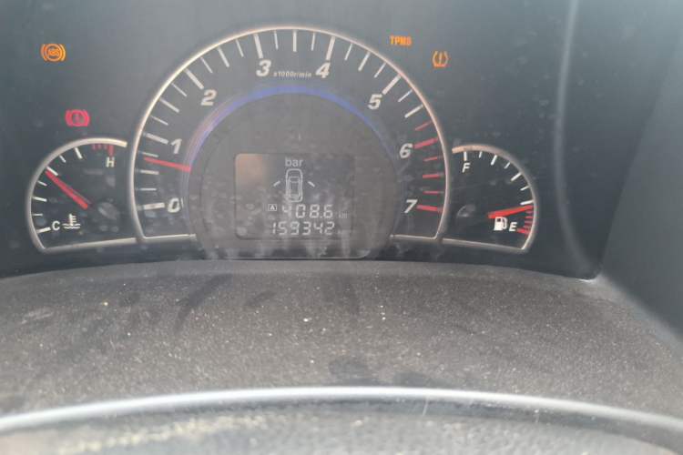 Used Great Wall C50 2012 1.5T Manual Elite Version Odometer Close Up