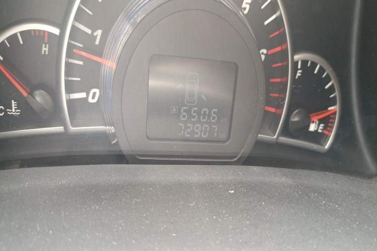 Used Great Wall C50 2012 1.5T Manual Fashion Edition Odometer Close Up