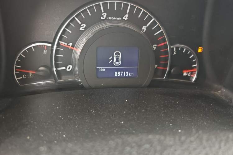 Used Great Wall C50 2013 1.5T Manual Fashion Edition Odometer Close Up