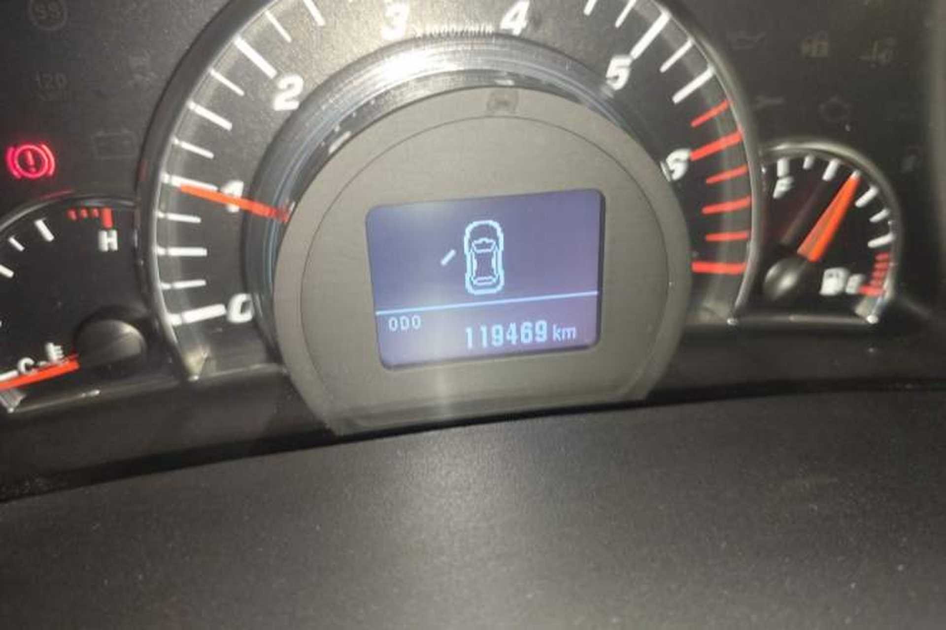 Used Great Wall C50 2013 1.5T Manual Fashion Edition Odometer Close Up