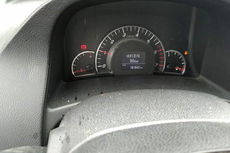 Used Great Wall C50 2013 1.5T Manual Elite Edition Odometer Close Up