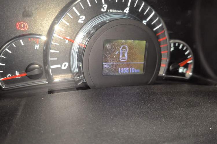 Used Great Wall C50 2013 1.5T Manual Fashion Edition Odometer Close Up