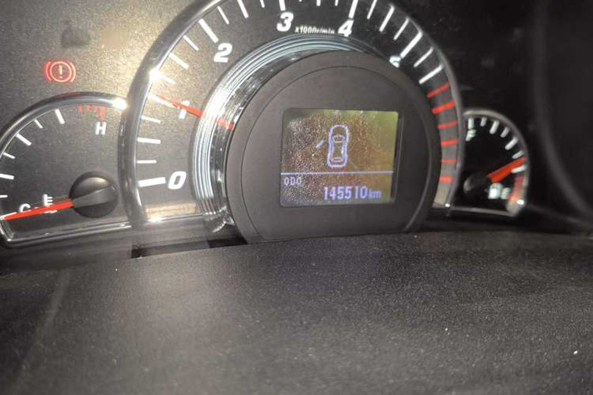 Used Great Wall C50 2013 1.5T Manual Fashion Edition Odometer Close Up