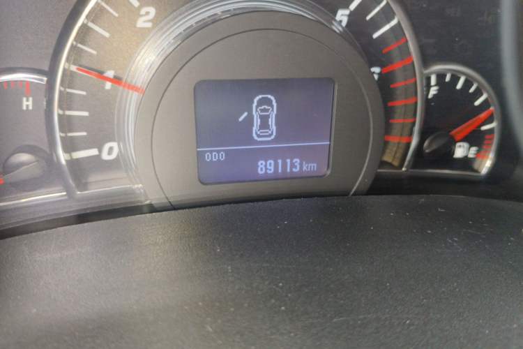 Used Great Wall C50 2013 1.5T Manual Fashion Edition Odometer Close Up