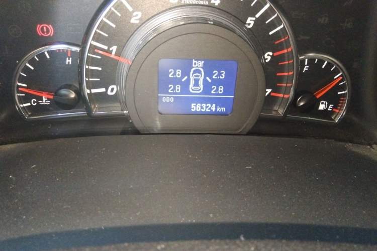 Used Great Wall C50 2013 1.5T Manual Elite Edition Odometer Close Up