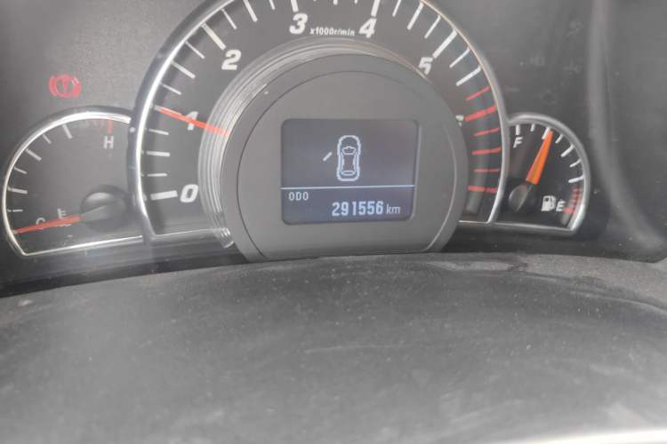 Used Great Wall C50 2013 1.5T Manual Fashion Edition Odometer Close Up