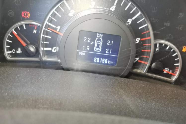Used Great Wall C50 2013 1.5T Manual Elite Edition Odometer Close Up