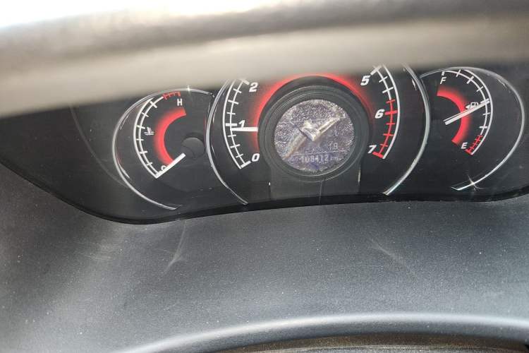 Used Great Wall C50 2014 Upgraded Model 1.5T Manual Elite Version Odometer Close Up