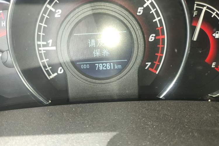 Used Great Wall C50 2014 Upgraded Model 1.5T Manual Fashion Edition Odometer Close Up