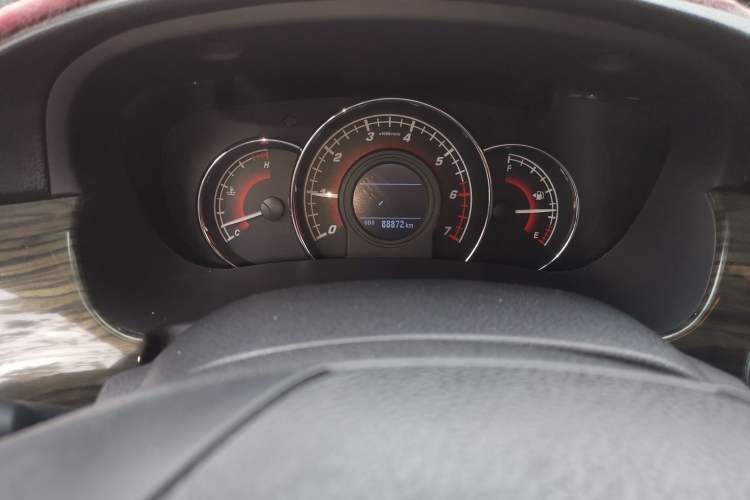 Used Great Wall C50 2014 Upgraded Model 1.5T Manual Comfort Version Odometer Close Up