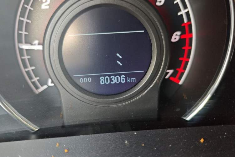 Used Great Wall C50 2014 Upgraded Model 1.5T Manual Fashion Edition Odometer Close Up