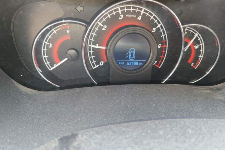 Used Great Wall C50 2014 Upgraded Model 1.5T Manual Comfort Version Odometer Close Up