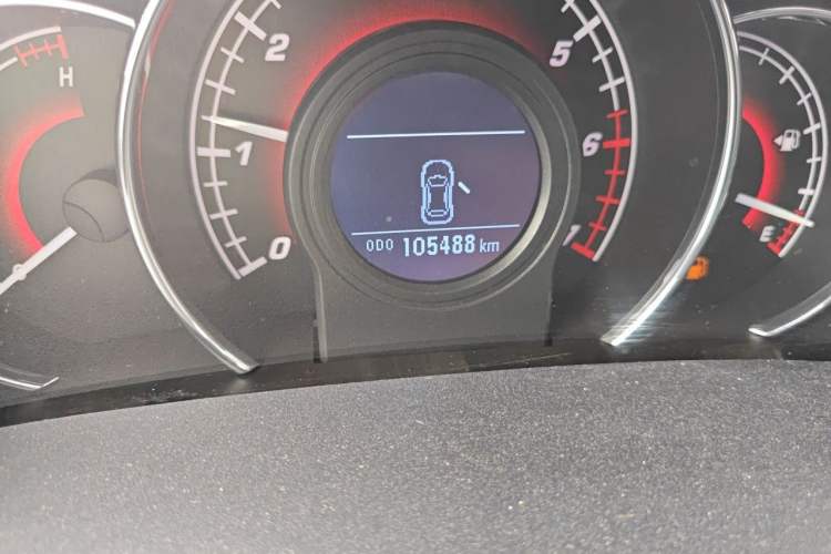 Used Great Wall C50 2014 Upgraded Model 1.5T Manual Comfort Version Odometer Close Up