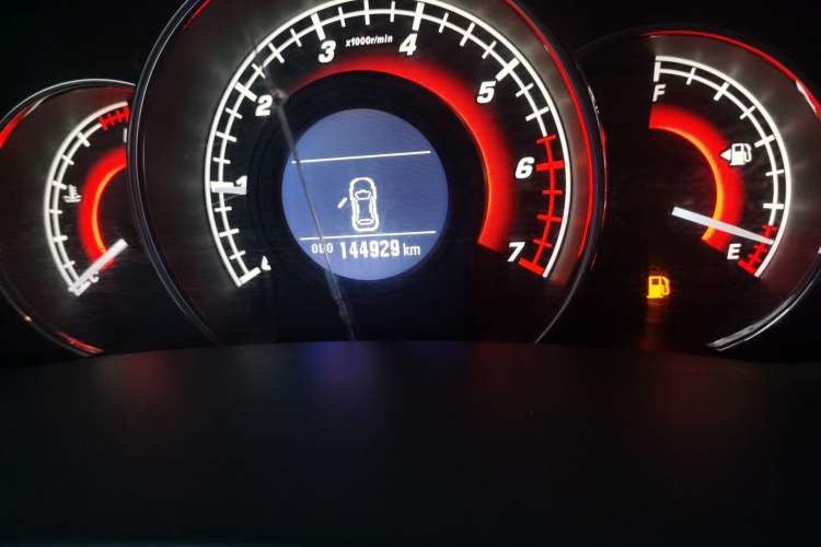 Used Great Wall C50 2014 Upgraded Model 1.5T Manual Comfort Version Odometer Close Up
