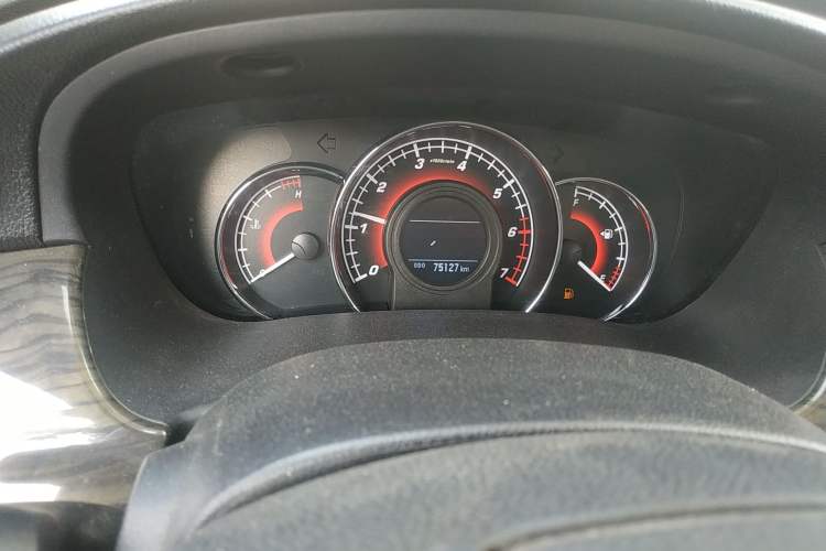Used Great Wall C50 2014 Upgraded Model 1.5T Manual Comfort Version Odometer Close Up