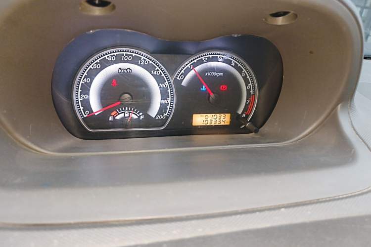 Used Great Wall Florid 2009 1.3 VVT Luxury Model Odometer Close Up