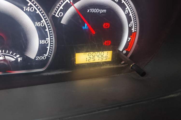 Used Great Wall Florid 2009 1.3 VVT Luxury Model Odometer Close Up