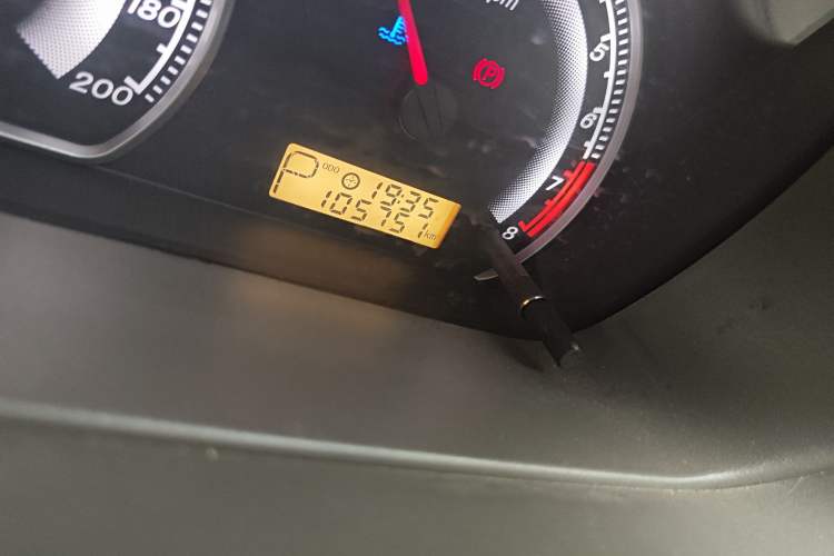 Used Great Wall Florid 2009 1.5 VVT CVT Luxury Edition Odometer Close Up