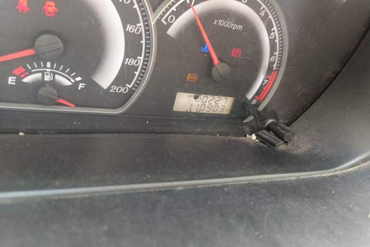 Used Great Wall Florid 2010 CROSS 1.3L AMT Odometer Close Up