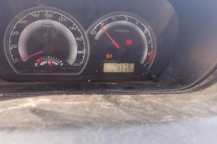 Used Great Wall Florid 2011 CROSS 1.5L MT Odometer Close Up