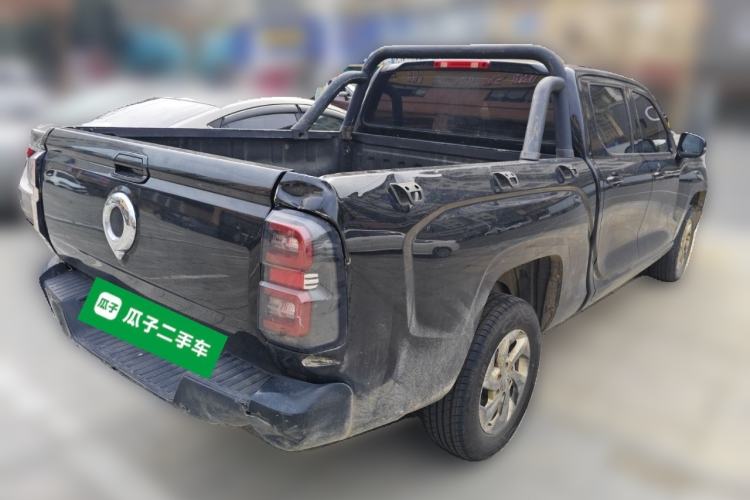 Used Great Wall King Kong Poer 2022 2.0T Manual Diesel 4x4 Entrepreneurial-Grade Long-Box Flatbed GW4D20M Rear Right 45 Deg
