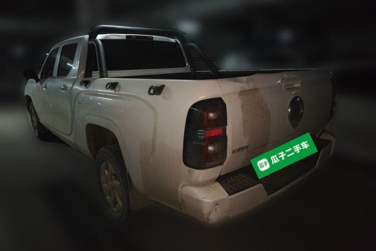 Used Great Wall King Kong Poer 2023 2.0T Automatic Diesel Two-Wheel-Drive Elite Version Flatbed GW4D20M Rear Left 45 Deg