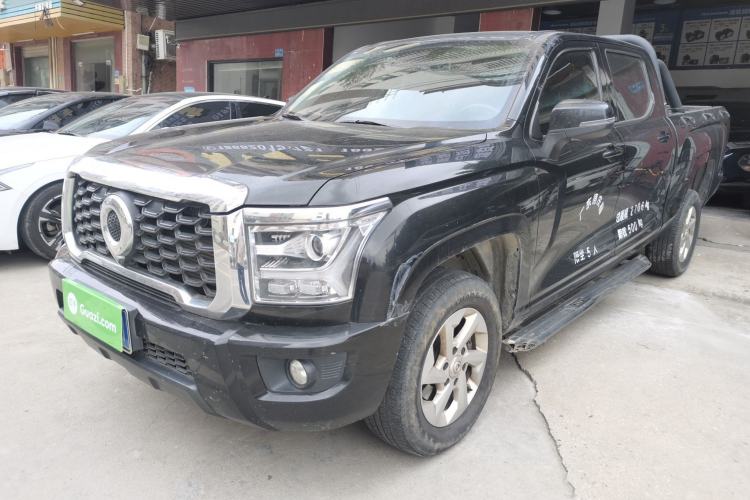 Used Great Wall King Kong Poer 2022 2.0T Manual Gasoline Two-Wheel Drive Elite Version with Long Bed and Flatbed – GW4C20B Front Left 45 Deg