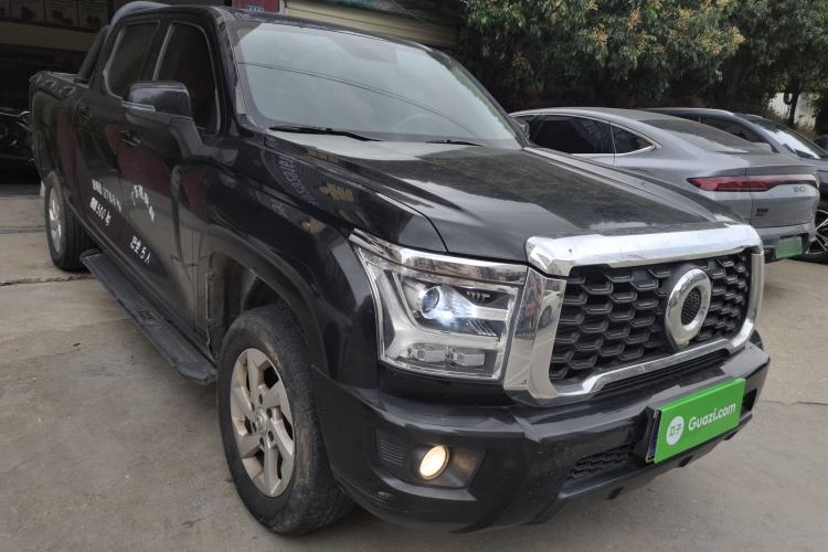 Used Great Wall King Kong Poer 2022 2.0T Manual Gasoline Two-Wheel Drive Elite Version with Long Bed and Flatbed – GW4C20B Front Right 45 Deg