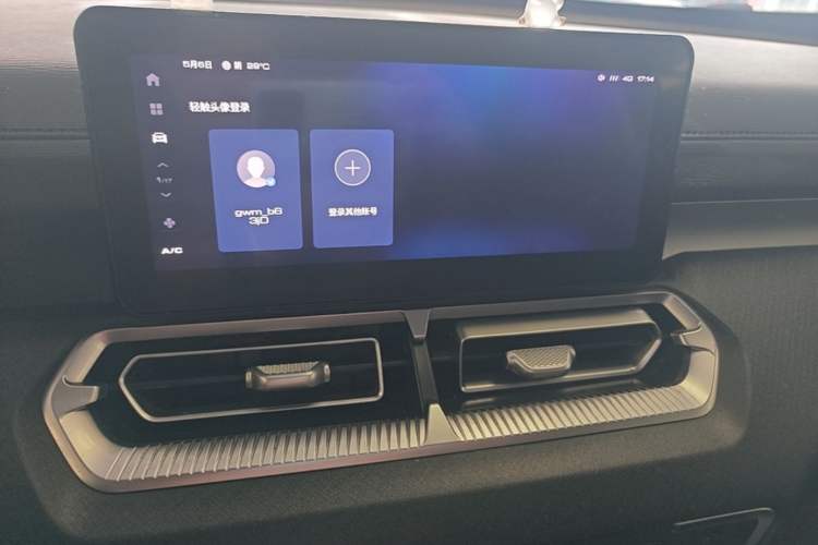 Used Great Wall King Kong Poer 2022 2.0T Manual Diesel Two-Wheel Drive Elite Version Long Bed Flatbed – GW4D20M Audio And AC Panel