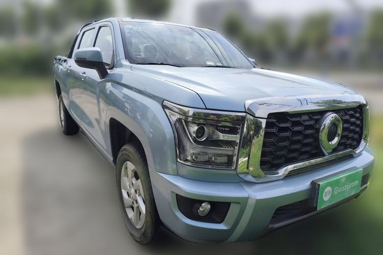 Used Great Wall King Kong Poer 2022 2.0T Manual Diesel Two-Wheel Drive Elite Version Long Bed Flatbed – GW4D20M Front Right 45 Deg