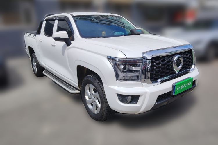 Used Great Wall King Kong Poer 2022 2.0T Manual Gasoline 4x4 Elite Version with Long & Flat Bed GW4C20B Front Right 45 Deg