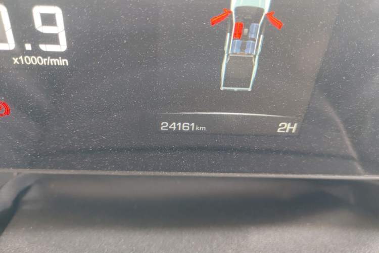 Used Great Wall King Kong Poer 2022 2.0T Manual Diesel 4x4 Entrepreneurial-Grade Long-Box Flatbed GW4D20M Odometer Close Up