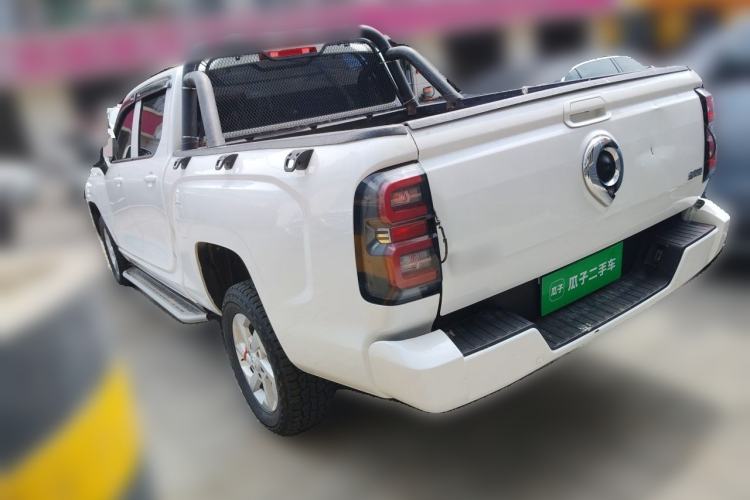 Used Great Wall King Kong Poer 2022 2.0T Manual Gasoline 4x4 Elite Version with Long & Flat Bed GW4C20B Rear Left 45 Deg